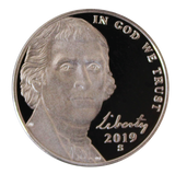 2019 / Jefferson Nickel Deep Cameo Gem Proof