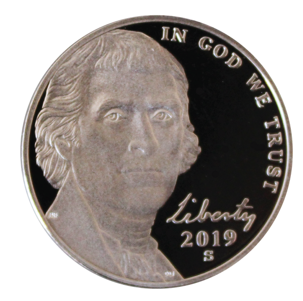 2019 / Jefferson Nickel Deep Cameo Gem Proof