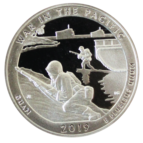 2019 / America the Beautiful Quarter Gem Proof  / War in the Pacific