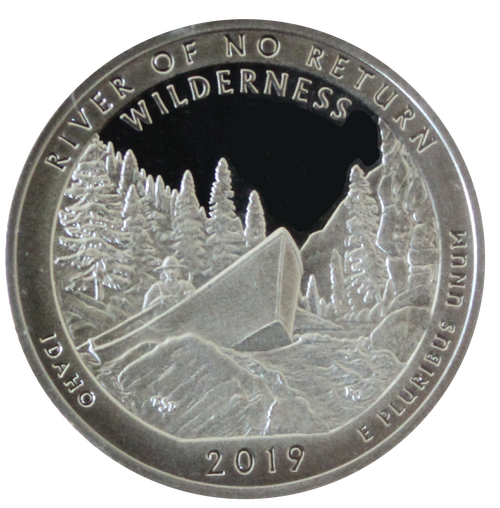 2019 / America the Beautiful Quarter Gem Proof  / Frank Church River of No Return