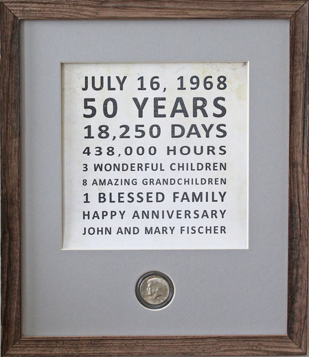 Traditional Monogram CoinArt / Color Choices