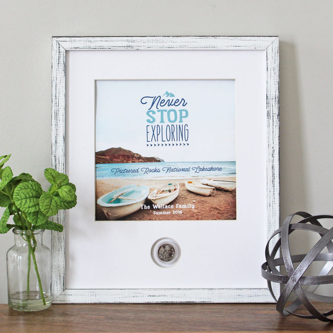 America the Beautiful CoinArt / Boats