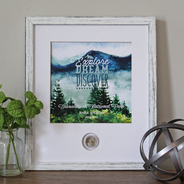 America the Beautiful CoinArt / Mountains