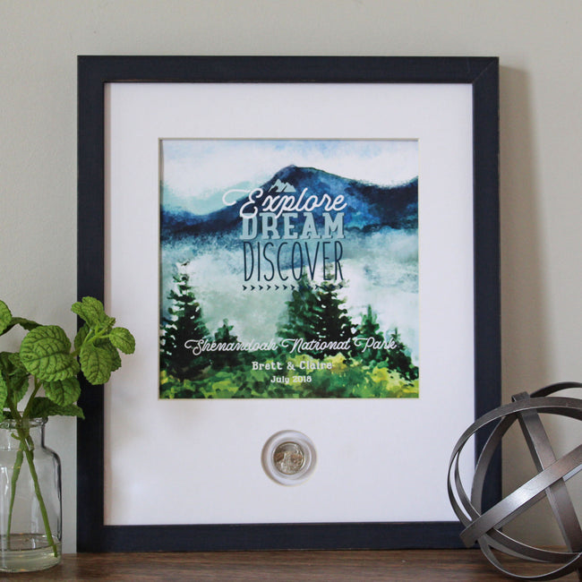 America the Beautiful CoinArt / Mountains