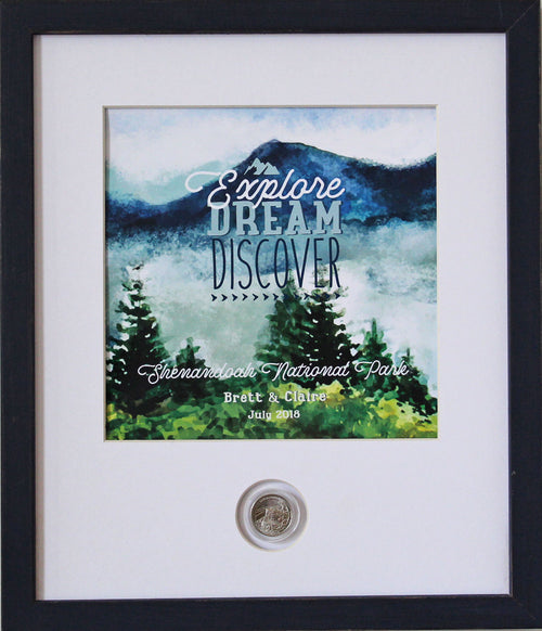 America the Beautiful CoinArt / Mountains