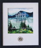 America the Beautiful CoinArt / Mountains
