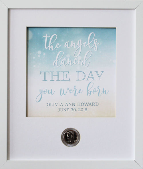 Angels Danced Baby CoinArt / Color Choices