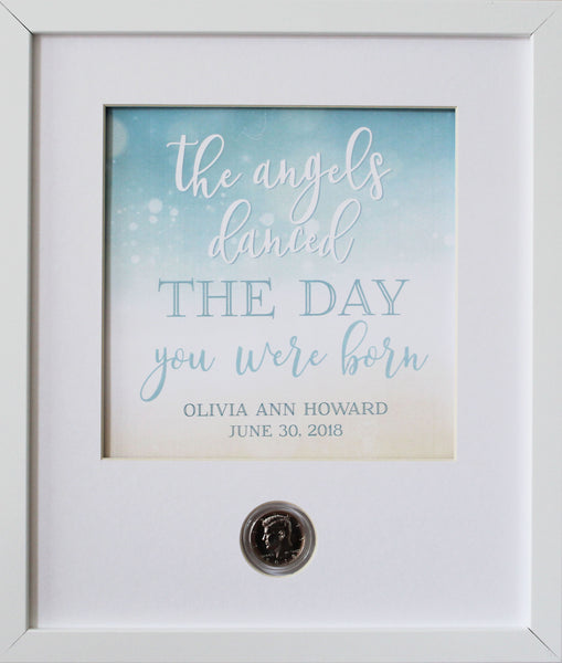 Angels Danced Baby CoinArt / Color Choices