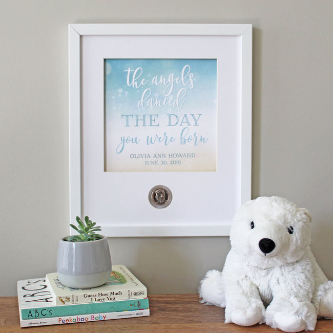 Angels Danced Baby CoinArt / Color Choices