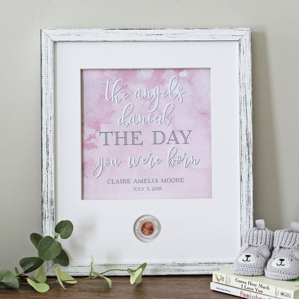 Angels Danced Baby CoinArt / Color Choices