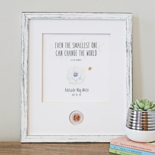 Peter Rabbit Nursery CoinArt / Aqua