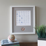 Baby Name Alphabet CoinArt / Color Choices