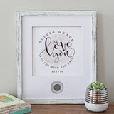 Love You to the Moon Baby CoinArt / Color Choices