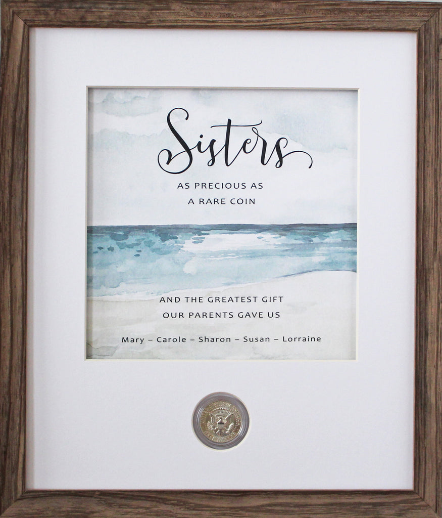 Beach Watercolor CoinArt