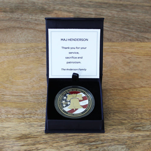 Coin Gift Box with Custom Card / X-Large