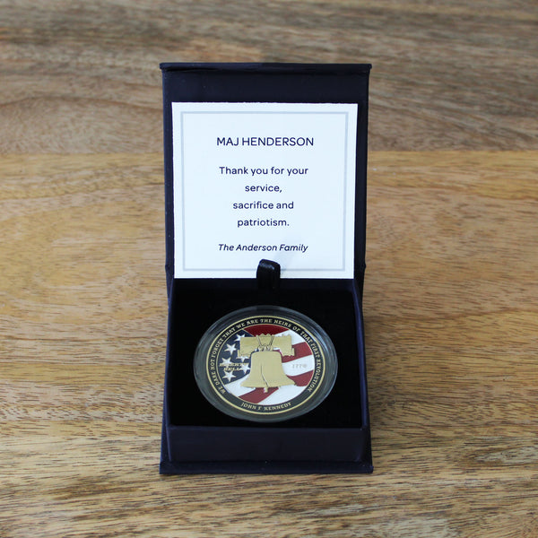 Coin Gift Box with Custom Card / X-Large