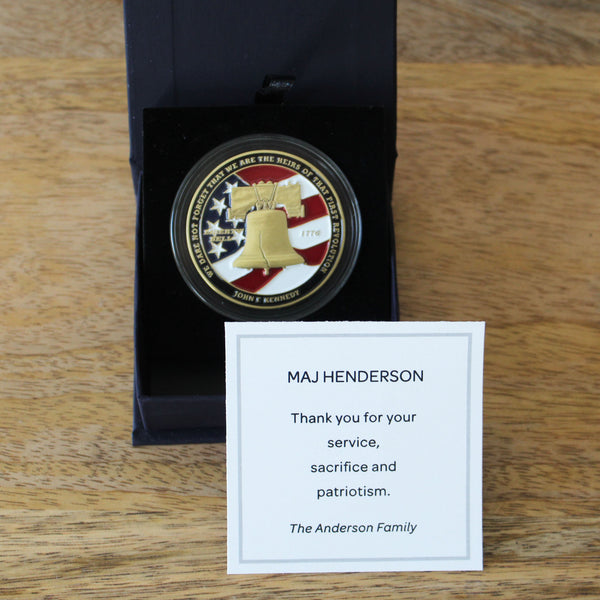 Coin Gift Box with Custom Card / X-Large