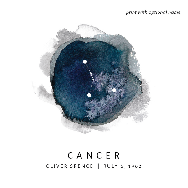 Cancer Zodiac Constellation CoinArt