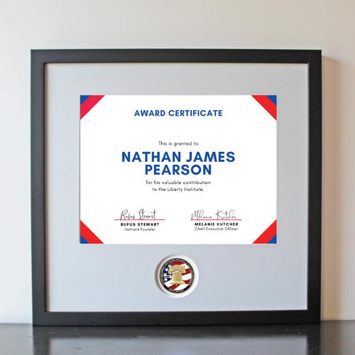 DIY Certificate Frame and Mat Kit