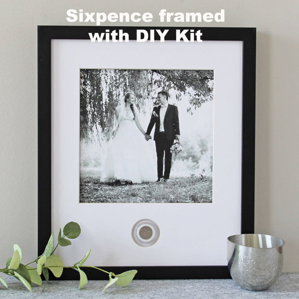 Sixpence with Wedding Poem and Gift Packaging
