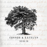 Family Tree Wedding CoinArt