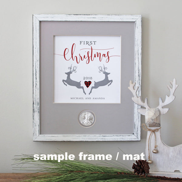 Merry Christmas Deer CoinArt