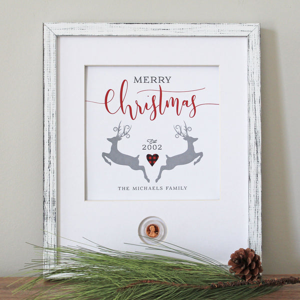 Merry Christmas Deer CoinArt