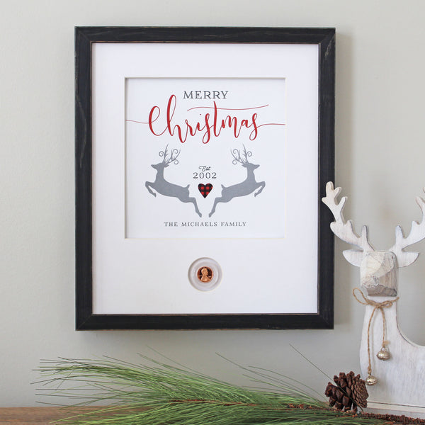 Merry Christmas Deer CoinArt