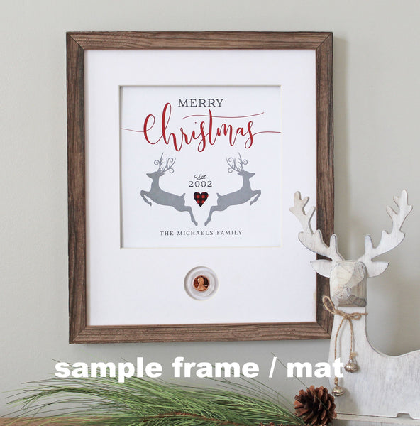 First Christmas Deer CoinArt