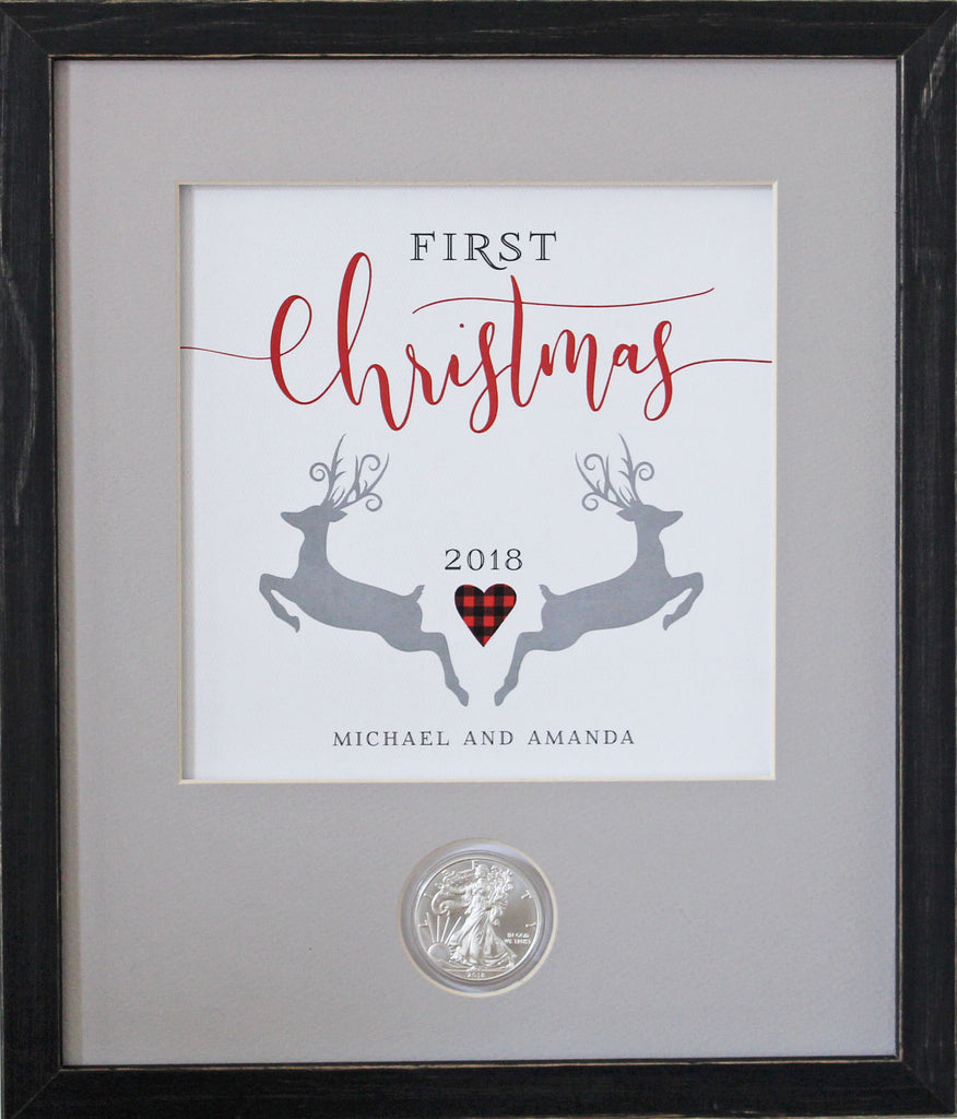 First Christmas Deer CoinArt