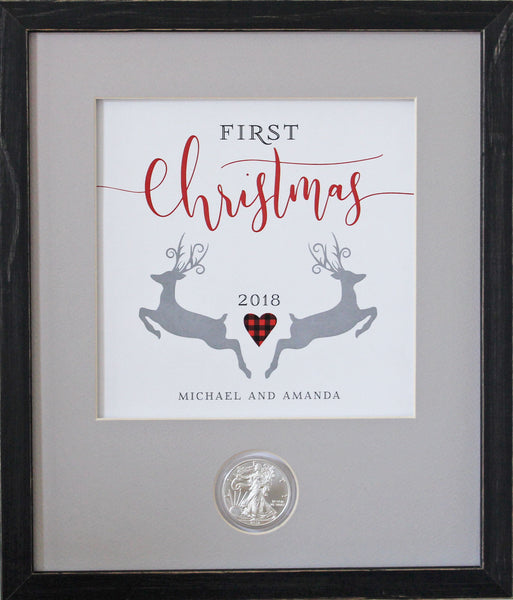 First Christmas Deer CoinArt