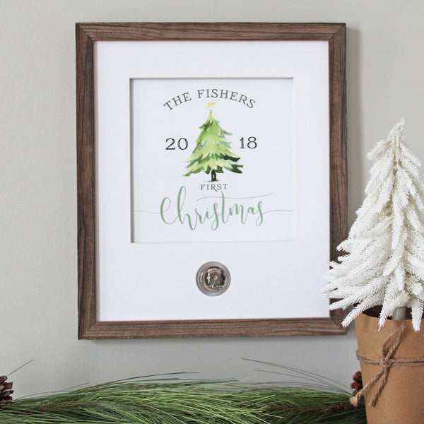 First Christmas Tree CoinArt