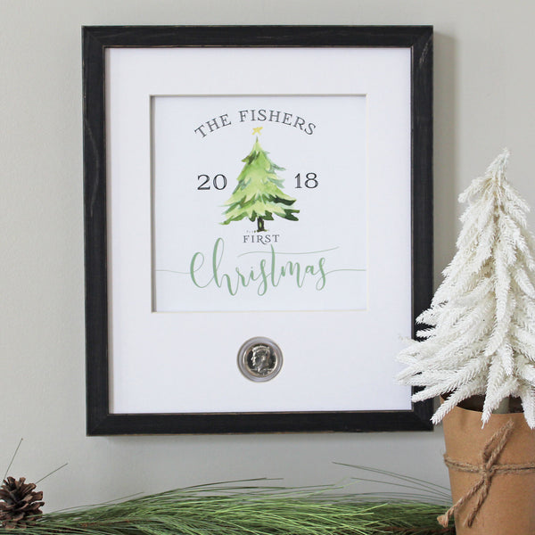 First Christmas Tree CoinArt