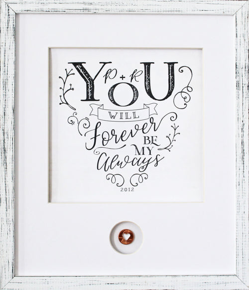 You Will Forever Be My Always CoinArt