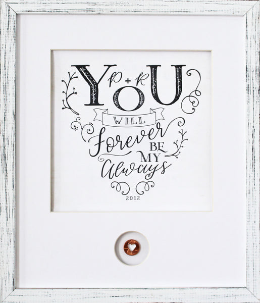 You Will Forever Be My Always CoinArt