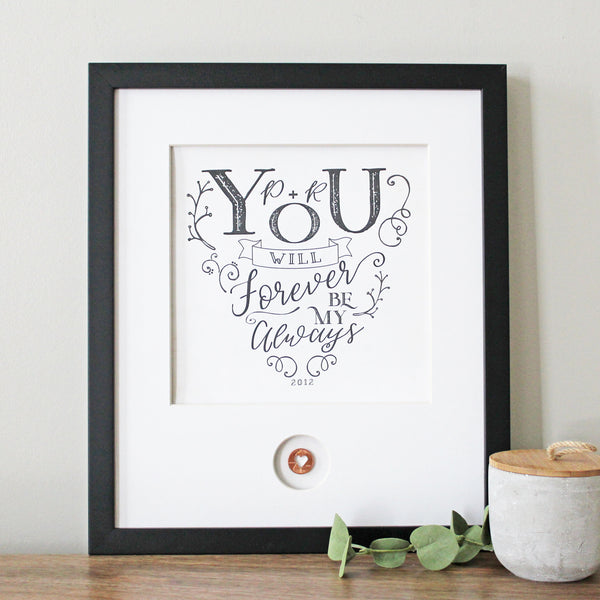 You Will Forever Be My Always CoinArt