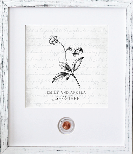 Farmhouse Wreath Birthday CoinArt