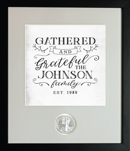 Farmhouse Wreath Birthday CoinArt