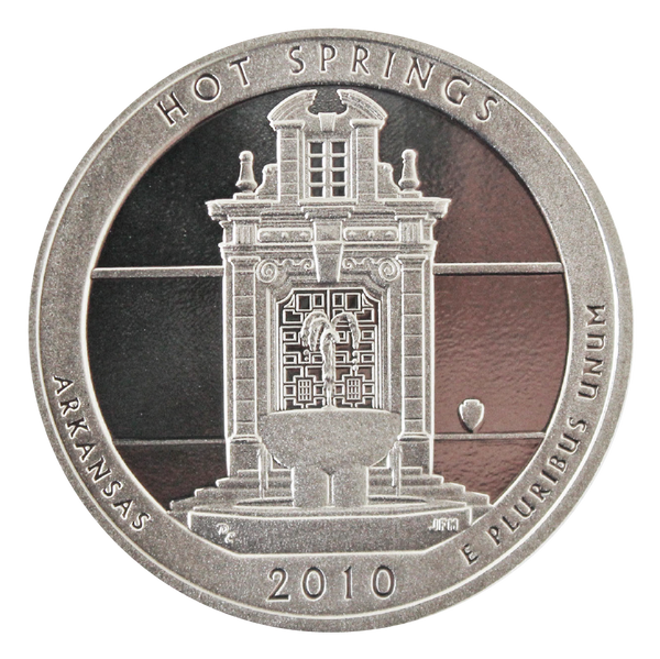 2010 / America the Beautiful Quarter Silver Gem Proof  / Hot Springs National Park