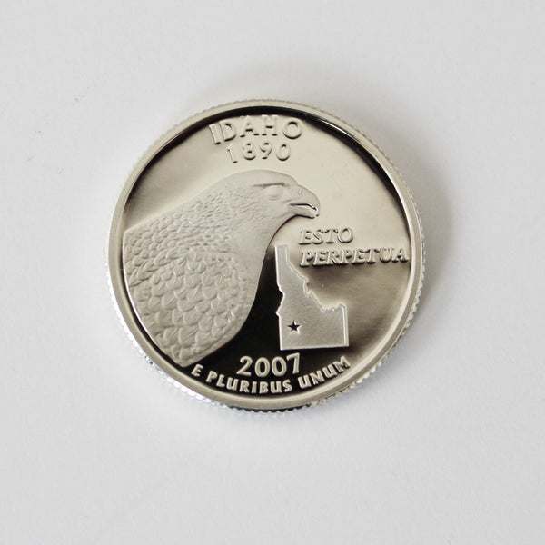 2007 / State Quarter Deep Cameo Gem Silver Proof / Idaho