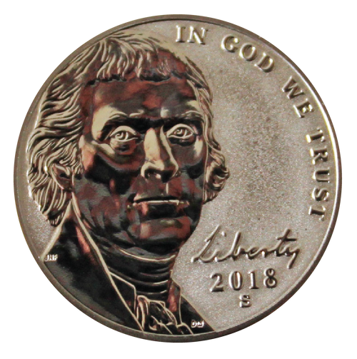 2018 / Reverse Proof Jefferson Nickel