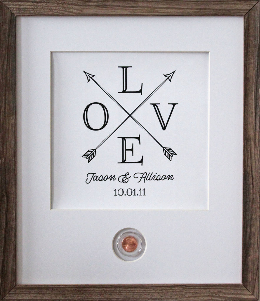 LOVE Anniversary CoinArt / Color Choices