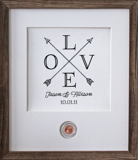 Traditional Monogram CoinArt / Color Choices