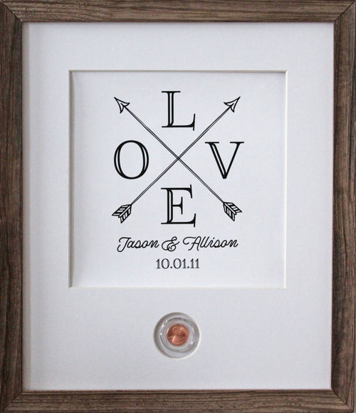 LOVE Anniversary CoinArt / Color Choices