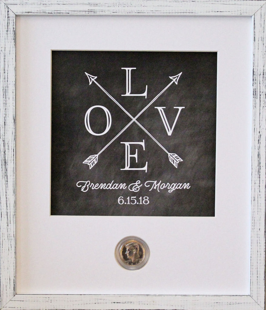 LOVE Wedding CoinArt / Color Choices