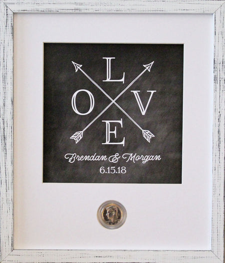 IT ALL BEGAN Wedding CoinArt