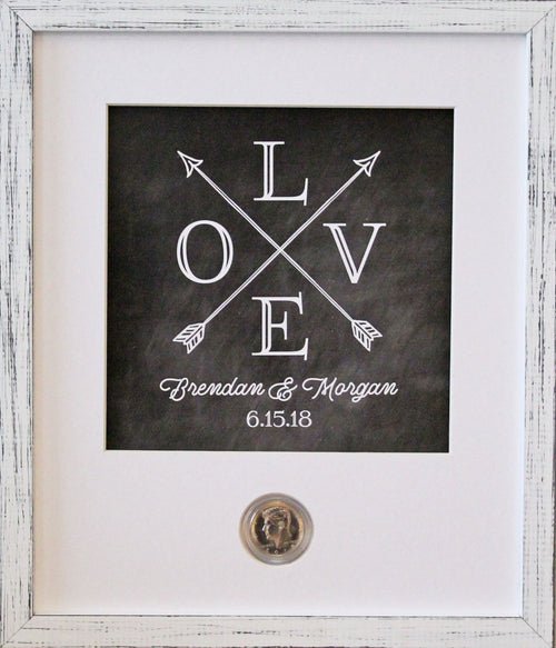 LOVE Wedding CoinArt / Color Choices