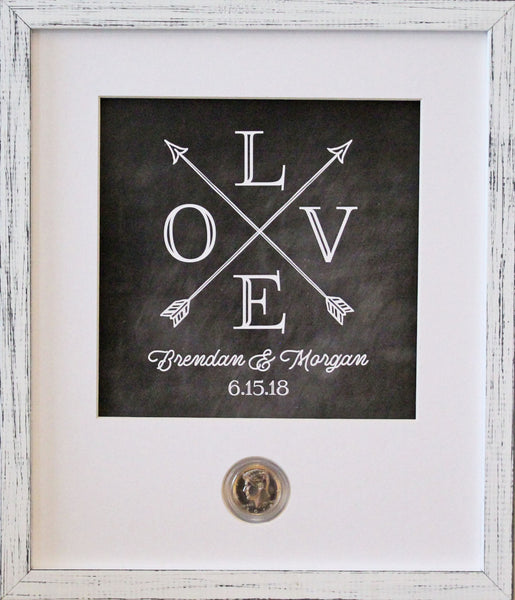 LOVE Wedding CoinArt / Color Choices