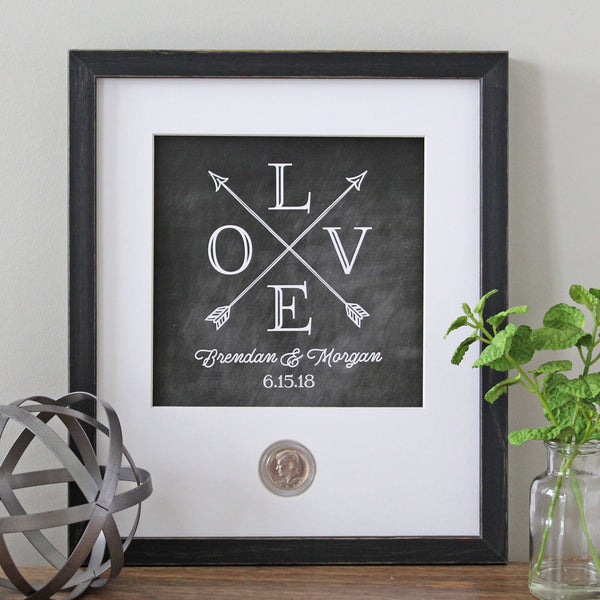 LOVE Wedding CoinArt / Color Choices