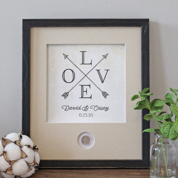 LOVE Wedding CoinArt / Color Choices